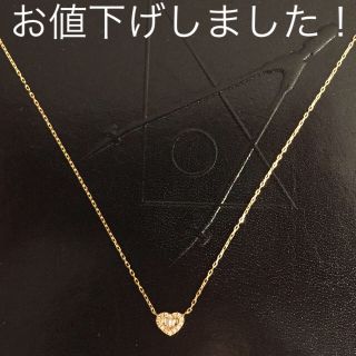 アガット(agete)のBELLESIORA ベルシオラ K18ダイヤモンドネックレス アガット (ネックレス)