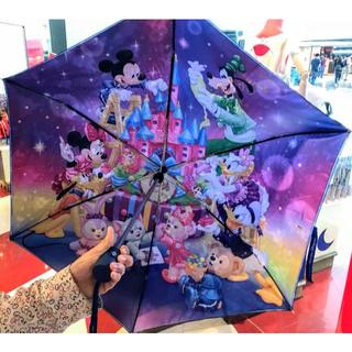 ディズニー(Disney)の香港ディズニー 13周年 ダッフィー メイ トーニ ステラ 折りたたみ傘(傘)