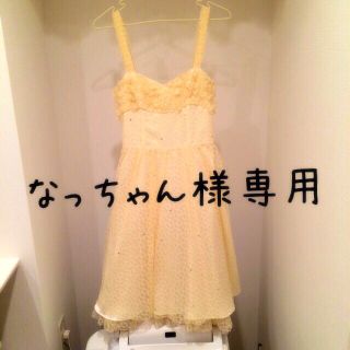 ジルスチュアート(JILLSTUART)のJILLSTUART 美品 レースドレス(ひざ丈ワンピース)