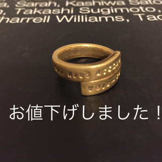 アッシュペーフランス(H.P.FRANCE)のセルジュトラヴァル SERGE THORAVAL 幸せの手錠 ゴールドリング(リング(指輪))
