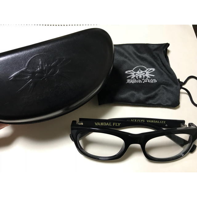 BLACK FLYS(ブラックフライズ)のBLACK FLYS 伊達メガネ メンズのファッション小物(サングラス/メガネ)の商品写真
