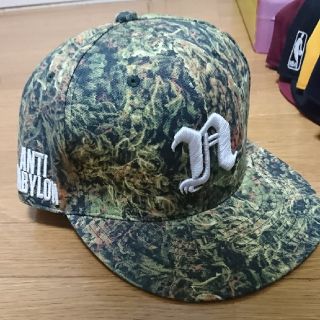 ナイトレイド(nitraid)のNITRAID N logo DOPE FOREST リアルウィード cap(キャップ)