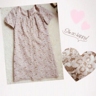 プロポーションボディドレッシング(PROPORTION BODY DRESSING)のレース柄ワンピース♡(ひざ丈ワンピース)