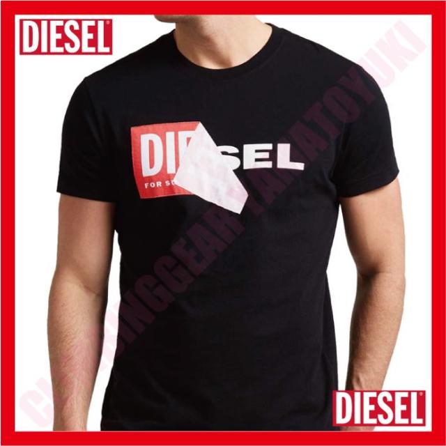 DIESEL(ディーゼル)の【超人気】DIESEL ディーゼル レッドボックスロゴT　S メンズのトップス(Tシャツ/カットソー(半袖/袖なし))の商品写真