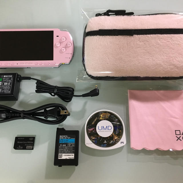 PlayStation Portable - 美品 PSP-3000 ブロッサムピンク 限定版の+