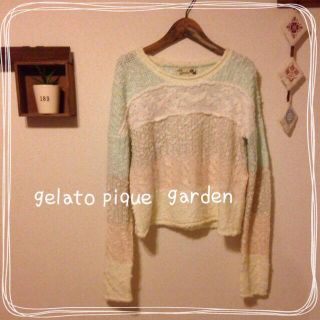 ジェラートピケ(gelato pique)のジェラートピケガーデン モコモコニット(ニット/セーター)