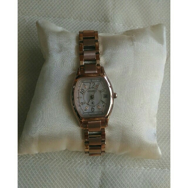 国内発送】 CITIZEN 超美品 北川景子 サクラピンク クロスシー CITIZEN
