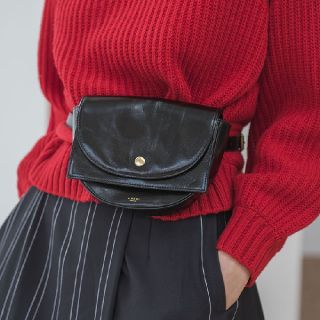 アメリヴィンテージ(Ameri VINTAGE)のAmeri DOUBLE FLAP WAIST POUCH(ボディバッグ/ウエストポーチ)