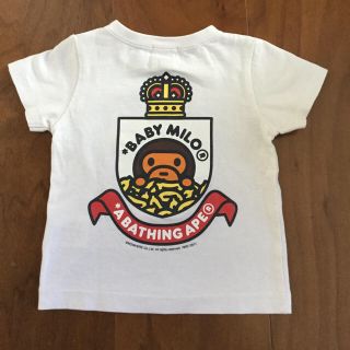 アベイシングエイプ(A BATHING APE)のBape kids Tシャツ 70(Ｔシャツ)