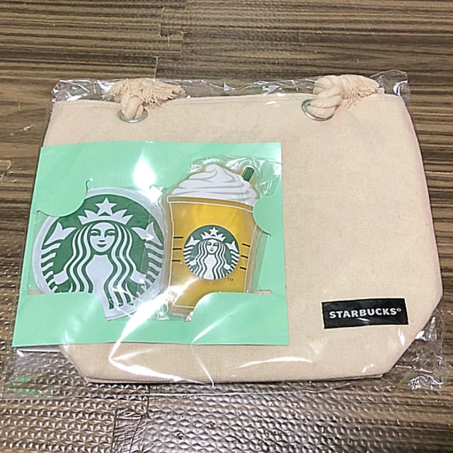 スタバ 保冷バッグと保冷剤のセット☆