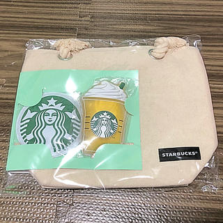 スターバックスコーヒー(Starbucks Coffee)のスタバ 保冷バッグ＆保冷剤セット(弁当用品)