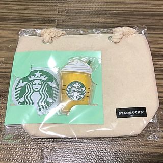 スターバックスコーヒー(Starbucks Coffee)のスタバ 保冷バッグ＆保冷剤セット(弁当用品)