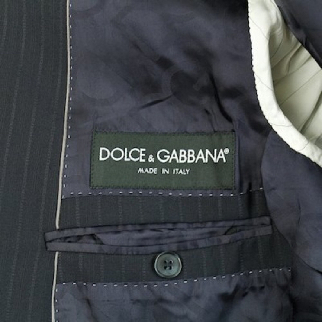 DOLCE&GABBANA(ドルチェアンドガッバーナ)の☆☆DOLCE&GABBANAシングルブラックストライプ1Ｂ メンズのスーツ(セットアップ)の商品写真