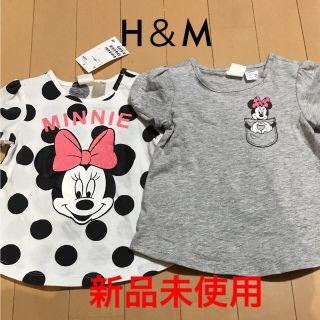 エイチアンドエム(H&M)のミニーちゃん Tシャツ2枚組(Ｔシャツ)