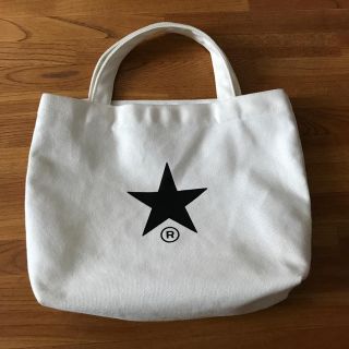 コンバース(CONVERSE)のpipi♡様専用 コンバーストウキョウ×クラネ キャンバスミニトートバッグ 白(トートバッグ)