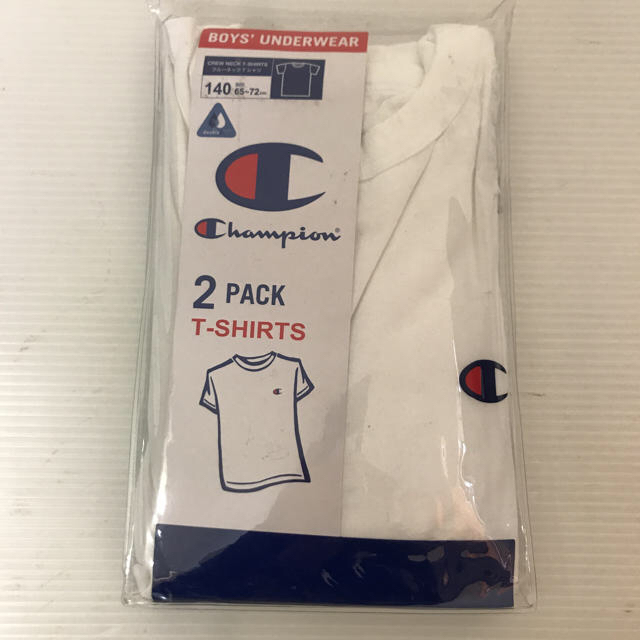 Champion(チャンピオン)のチャンピオン キッズ クルーネックTシャツ 2枚セット キッズ/ベビー/マタニティのキッズ服男の子用(90cm~)(Tシャツ/カットソー)の商品写真