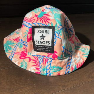 エックスガールステージス(X-girl Stages)のX-girl stages リバーシブルハット 48㎝(帽子)