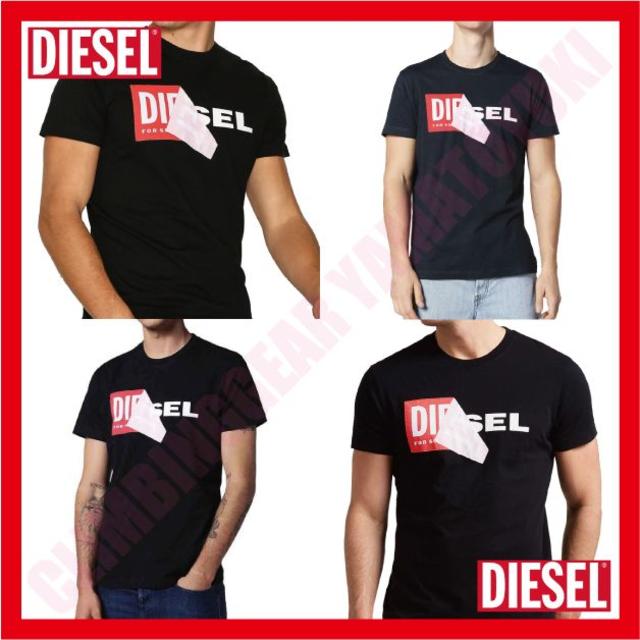 DIESEL(ディーゼル)の【超人気】DIESEL ディーゼル レッドボックスロゴT　M メンズのトップス(Tシャツ/カットソー(半袖/袖なし))の商品写真