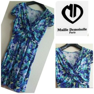 ダイアンフォンファステンバーグ(DIANE von FURSTENBERG)のYayoi様専用フランス製☆MAILLE DEMOISELLEワンピース(ひざ丈ワンピース)