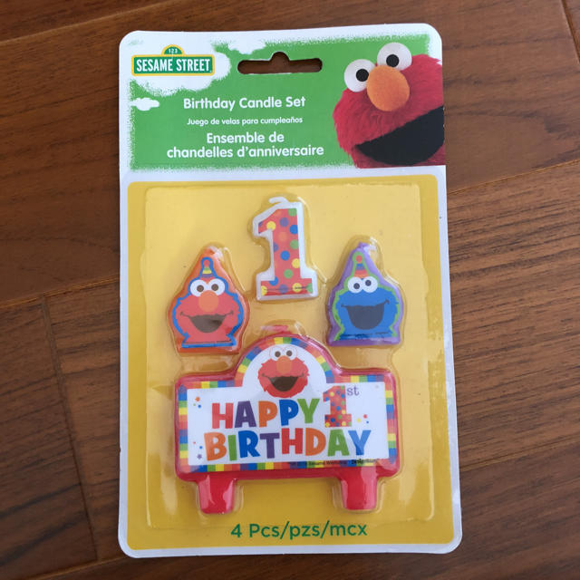 SESAME STREET(セサミストリート)のバースデーキャンドル 1才  キッズ/ベビー/マタニティのメモリアル/セレモニー用品(その他)の商品写真