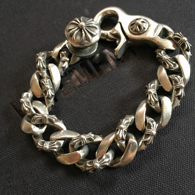 Chrome Hearts(クロムハーツ)のクロムハーツ  chrome hearts ファンシーブレスレット 13LINK メンズのアクセサリー(ブレスレット)の商品写真