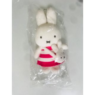 ミッフィー zakkaフェスタ マスコット キーチェーン ピンクボーダー