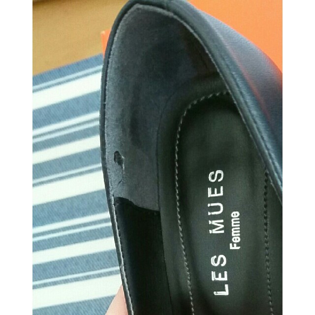 LES MUES パンプス ブラック 22cm レディースの靴/シューズ(ハイヒール/パンプス)の商品写真