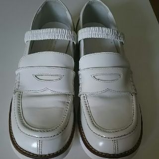 COMME des GARCONS(ローファー/革靴 ・ ホワイト/白色系)の COMME des GARCONS(ローファー/革靴 ・ ホワイト/白色系)の