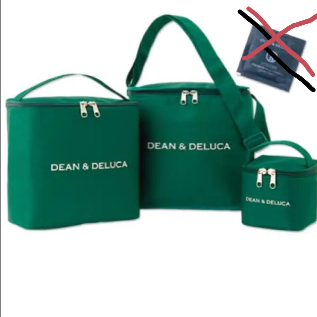 DEAN & DELUCA(ディーンアンドデルーカ)のDEAN&DELUCA 保冷バッグ 3点 インテリア/住まい/日用品のキッチン/食器(弁当用品)の商品写真