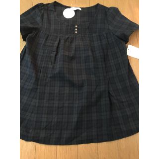 新品 マタニティ 授乳服 Mサイズ 半袖 ブラウス(マタニティトップス)