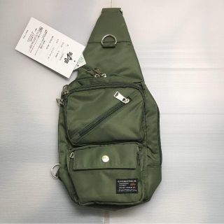 アルファインダストリーズ(ALPHA INDUSTRIES)のALPHAINDUSTRIES アルファ ボディバック 12689059 緑(ショルダーバッグ)