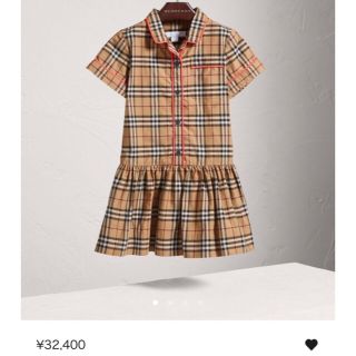 バーバリー(BURBERRY)の【専用 】バーバリー ワンピース 4y 新品(ワンピース)