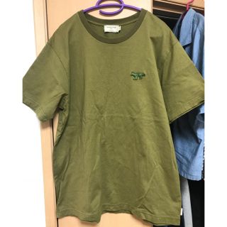 メゾンキツネ(MAISON KITSUNE')のメゾンキツネ ポーター 限定 Ｔシャツ レア Ｌ(Tシャツ/カットソー(半袖/袖なし))