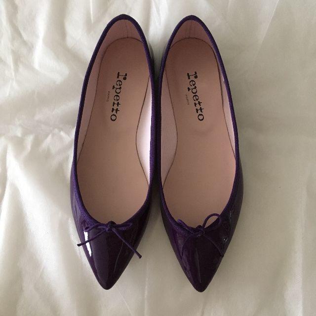 repetto　レペット　ブリジット　バレエシューズ　パテント　フラットシューズ