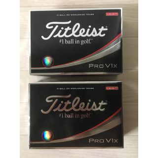 タイトリスト(Titleist)の最新大人気モデル！タイトリスト PRO V1X ダブルナンバー 2ダース(その他)