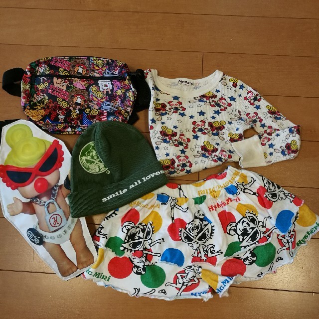 HYSTERIC MINI(ヒステリックミニ)のヒスミニセット キッズ/ベビー/マタニティのキッズ服女の子用(90cm~)(スカート)の商品写真