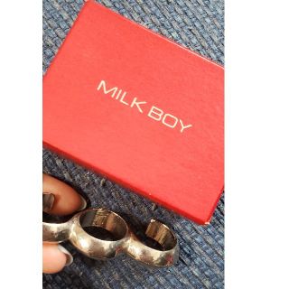 MILKBOY CHOCOLATE BEAR RING お買得