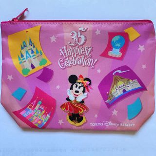 ディズニー(Disney)のキリン ディズニー35周年記念 ポーチ (ノベルティグッズ)