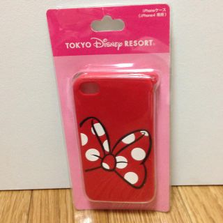 ディズニー(Disney)のiPhone4 ケース ミニー(モバイルケース/カバー)