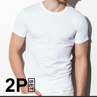 ナンバーナイン(NUMBER (N)INE)の2Pセットパック クルーネックTシャツ　ナンバーナイン　メンズM(Tシャツ/カットソー(半袖/袖なし))