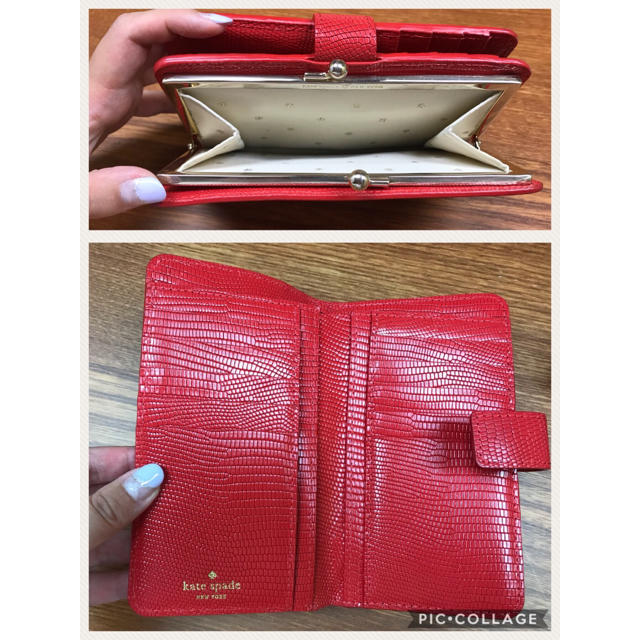 kate spade new york(ケイトスペードニューヨーク)の折りたたみ がまぐち財布 レディースのファッション小物(財布)の商品写真