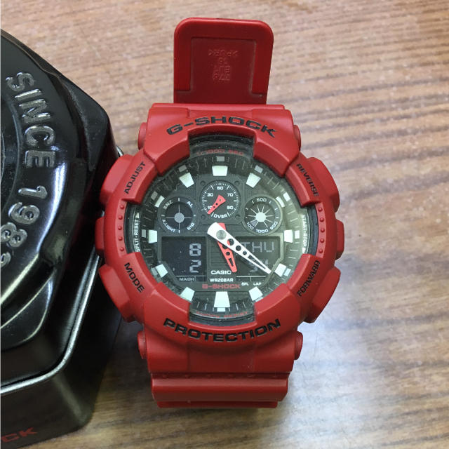 G-SHOCK(ジーショック)のはまち様 専用  G-SHOCK 赤 メンズの時計(腕時計(デジタル))の商品写真