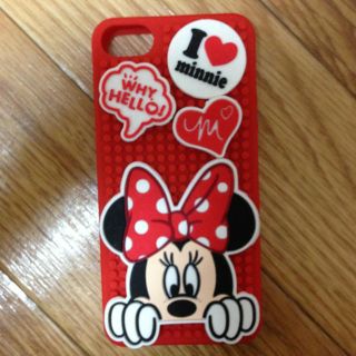 ディズニー(Disney)のiPhone5 ケース ミニー(モバイルケース/カバー)