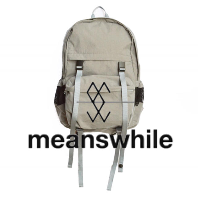 meanswhile ミーンズワイル KONBU Nylon Back Pack