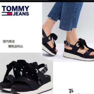 トミーヒルフィガー(TOMMY HILFIGER)の【新品未使用】 8月5日まで限定 厚底 サンダル TOMMY JEANS (サンダル)