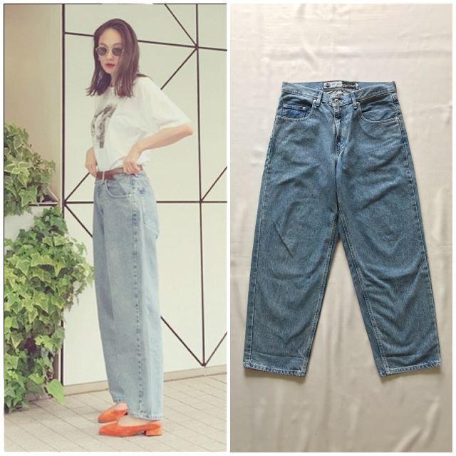 Levi's - 名作 リーバイス シルバータブ 強ハイウエストワイド Levi's - 名作 リーバイス シルバータブ 強ハイウエストワイド