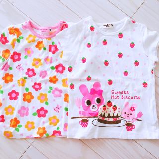 ホットビスケッツ(HOT BISCUITS)のm様専用♡MIKIHOUSE ホットビスケッツ うさこTシャツ 2枚セット 90(Tシャツ/カットソー)