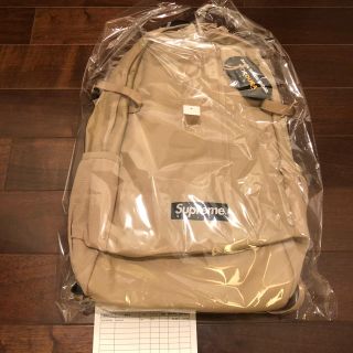 シュプリーム(Supreme)の早い者勝ち 新品 supreme backpack tan 18ss タンカラー(バッグパック/リュック)