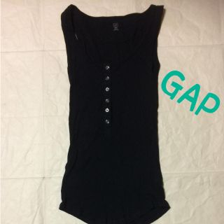 ギャップ(GAP)の黒 タンクトップ(タンクトップ)