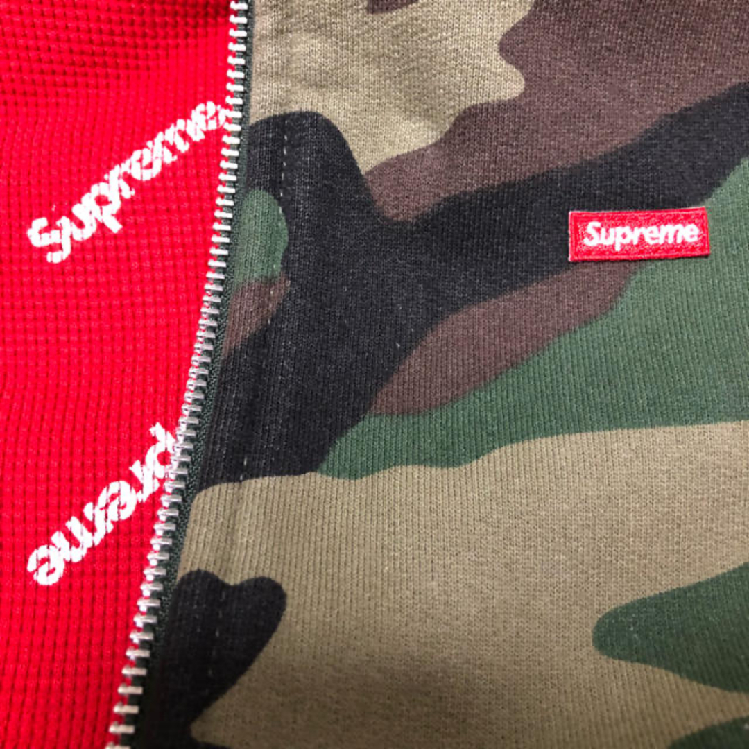 supreme small box ジップ パーカー 迷彩 シュプリーム S